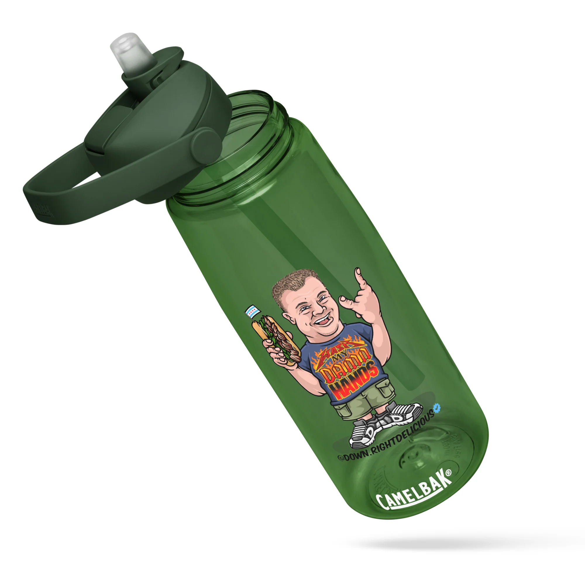 Flip straw water bottle - Image 2