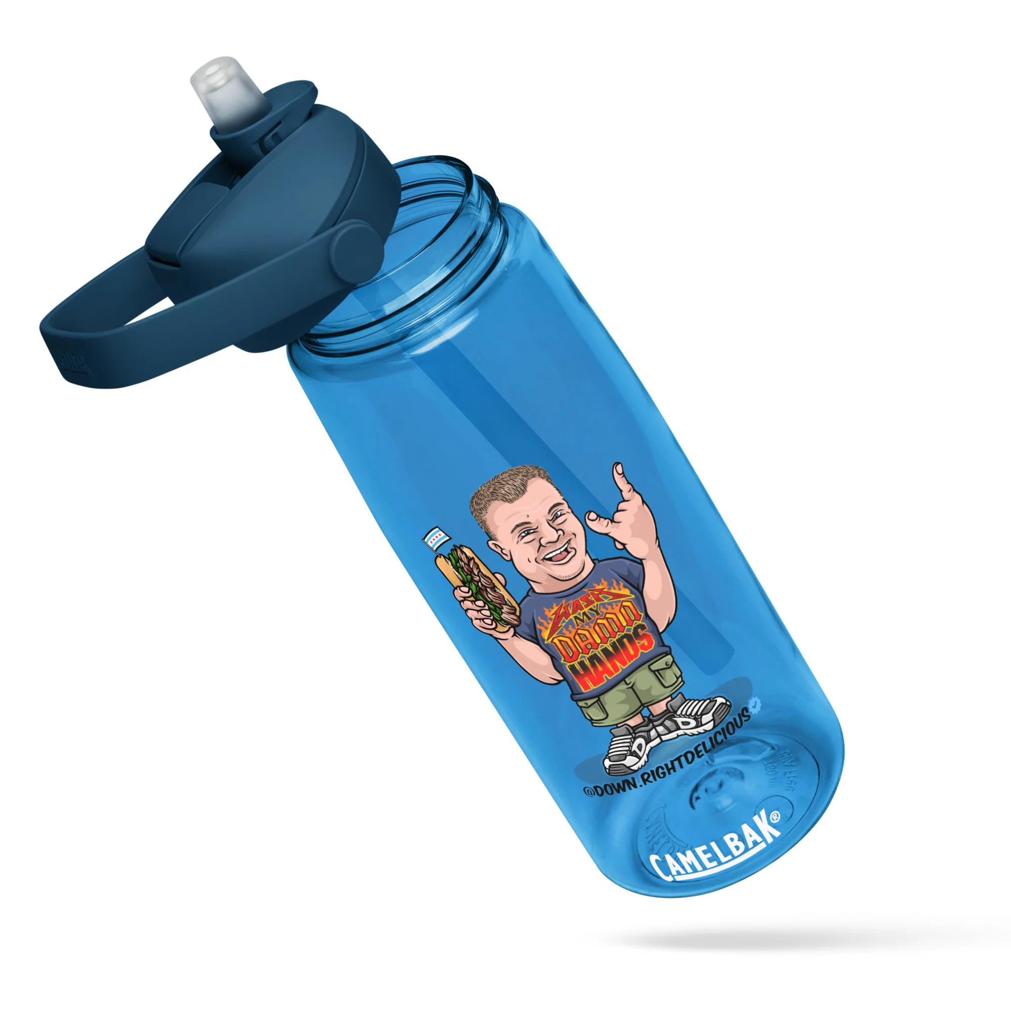 Flip straw water bottle - Image 3