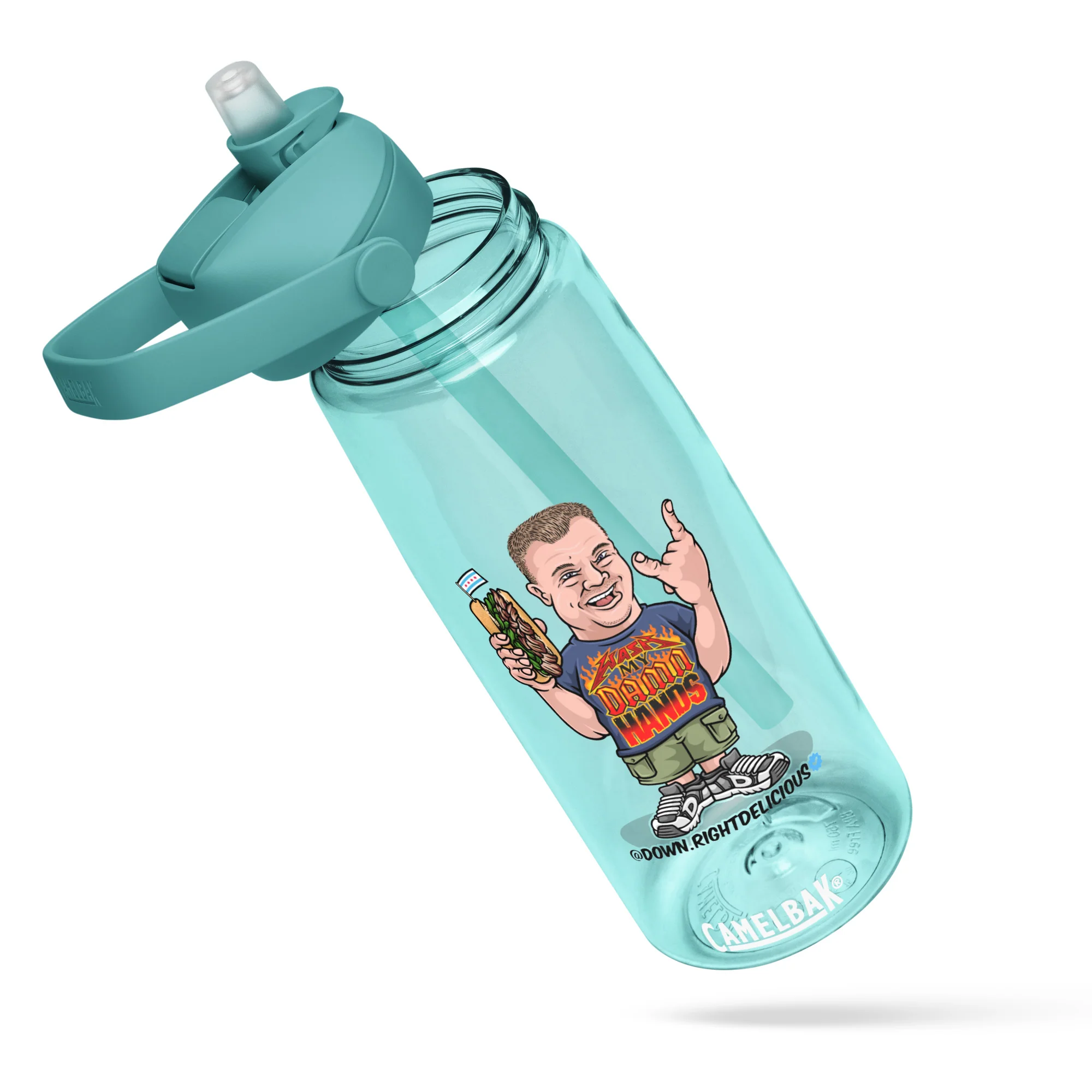 Flip straw water bottle - Image 5