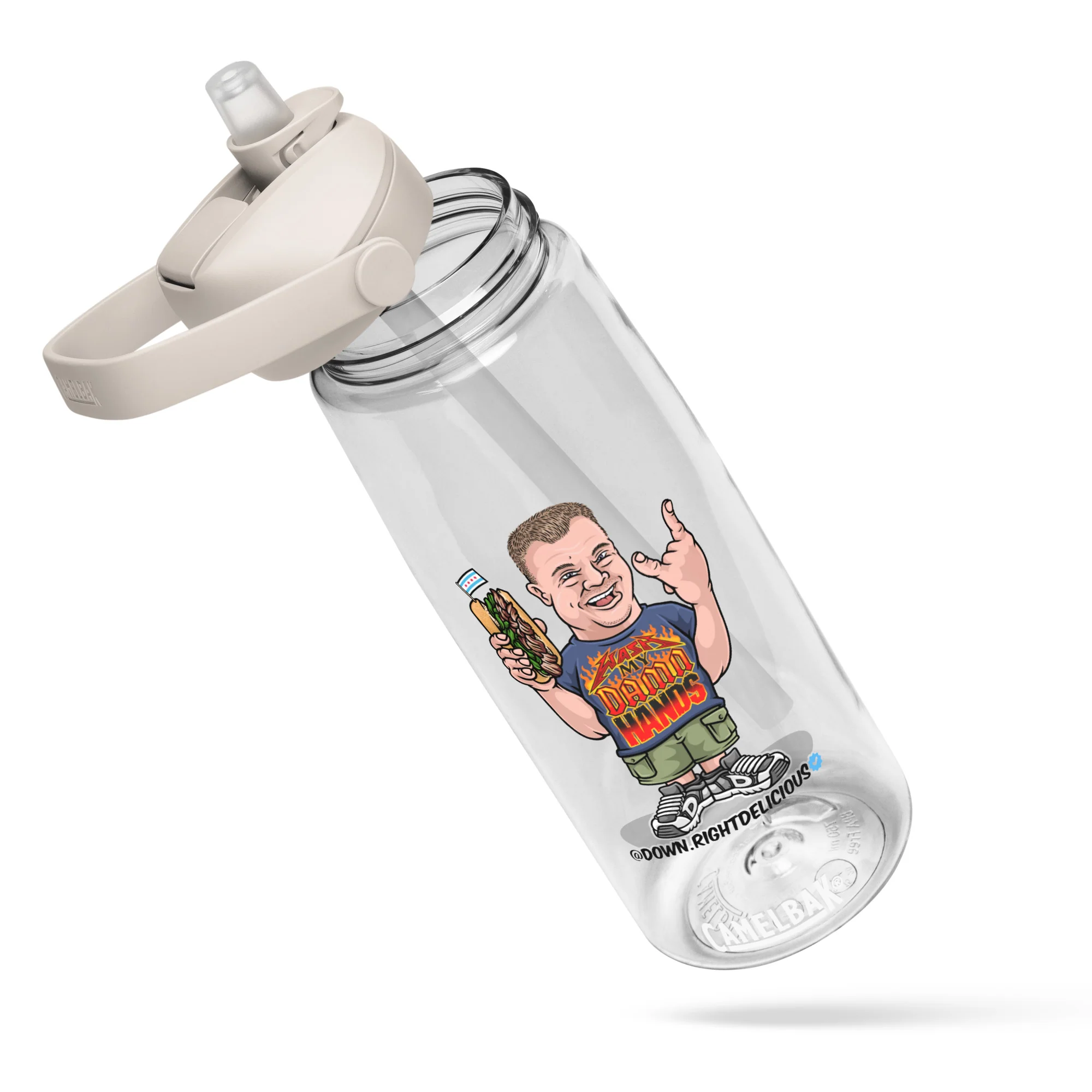 Flip straw water bottle - Image 6