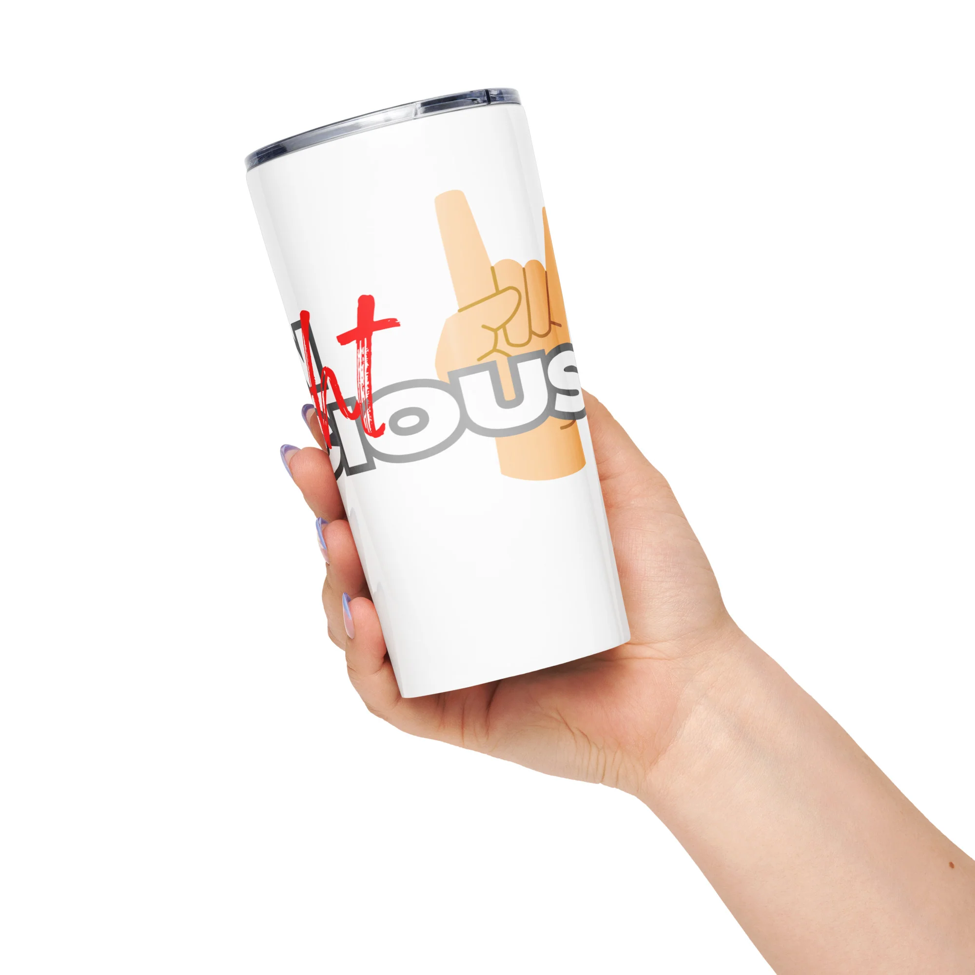 Tapered stainless steel tumbler - Image 3